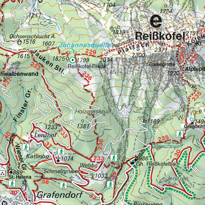 Hiking Map Karnische Alpen - Gailtal West Preview 3