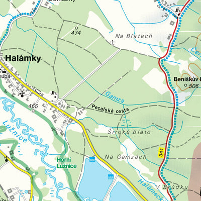 Hiking Map Northern Waldviertel West Preview 2