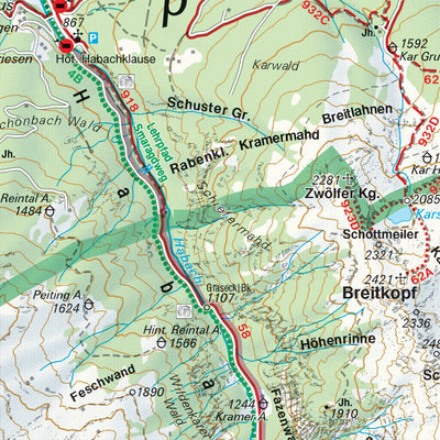 Hiking Map Oberpinzgau - Großvenediger Preview 2