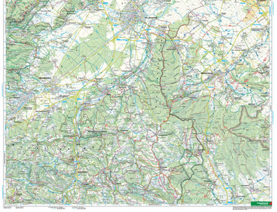 Hiking Map Thermal Region Baden - Bucklige Welt Back Side Preview 1