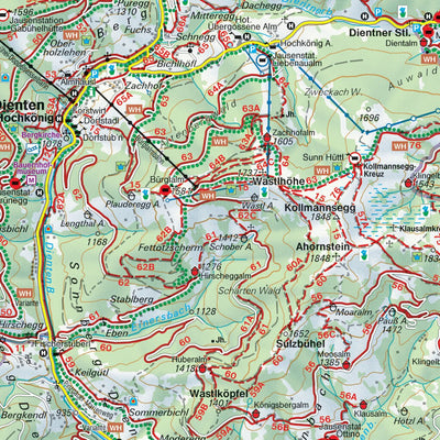 Hiking Map Gasteinertal Front Side Preview 3