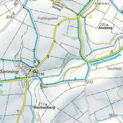 Hiking Map Western Weinviertel Back Side Preview 2