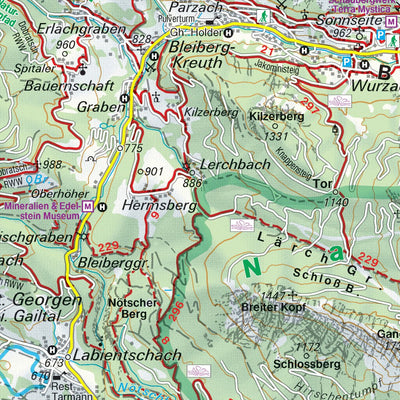 Hiking Map Karnische Alpen - Gailtal East Preview 3