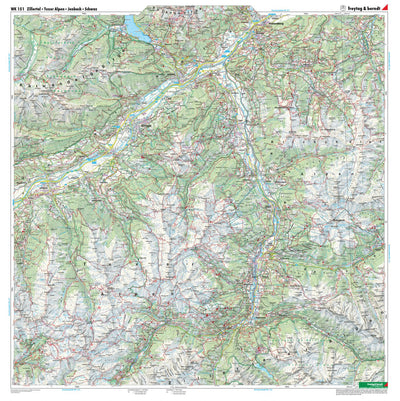 Hiking Map Tuxer Alpen - Zillertal Preview 1