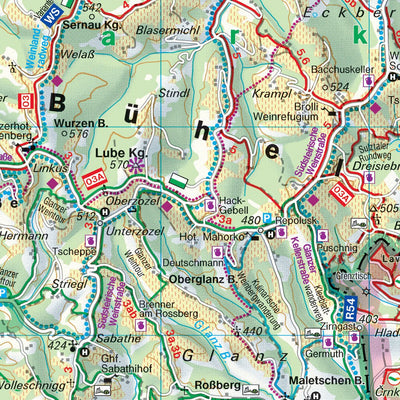 Hiking Map Steirisches Weinland East Preview 3