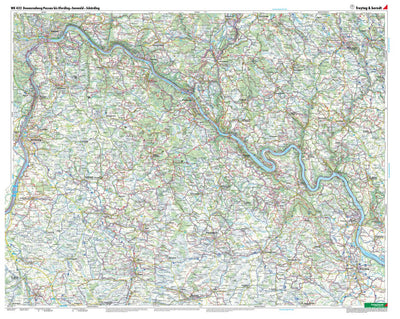 Hiking Map Danube Bikeway Preview 1