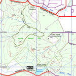 WalkGPS - Bickley Reservoir-Lions Lookout Walk Area - Darling Range Preview 1