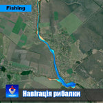 Снивода річка (с. Кривошиї, Вінницька обл., Україна). Карта глибин Preview 1