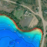 Снивода річка (с. Кривошиї, Вінницька обл., Україна). Карта глибин Preview 2