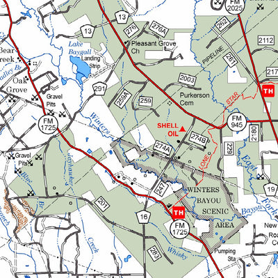 Sam Houston National Forest, Forest Visitor Map Preview 3