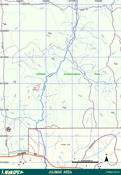 WalkGPS - Julimar Walk Area - Darling Range Preview 1