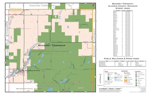 Bourret Township, Gladwin County, Michigan Preview 1