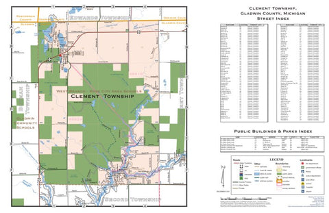 Clement Township, Gladwin County, Michigan Preview 1