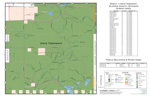 North ½ of Grim Township, Gladwin County, Michigan Preview 1