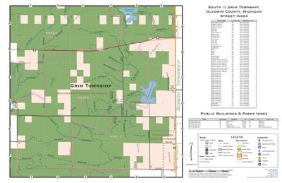 South ½ of Grim Township, Gladwin County, Michigan Preview 1