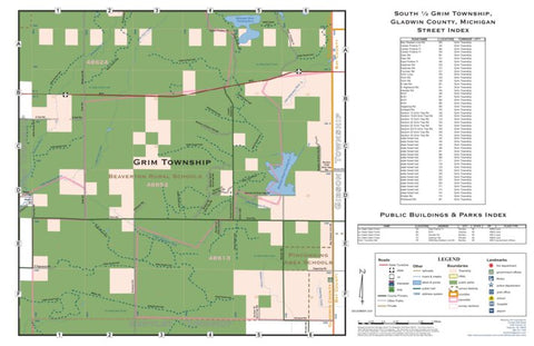 South ½ of Grim Township, Gladwin County, Michigan Preview 1