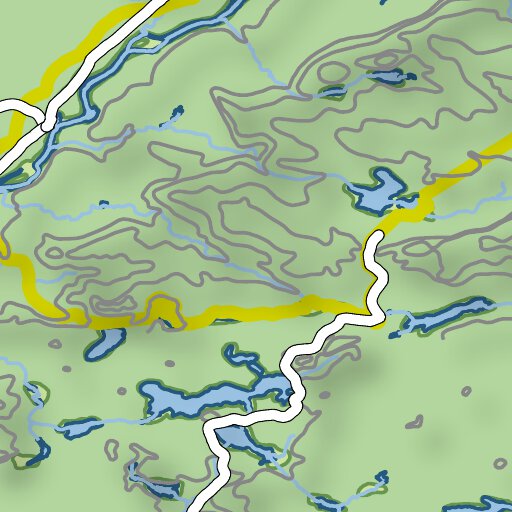 Ontario Nature Reserve: Batchawana River Map by Xavier Maps | Avenza Maps