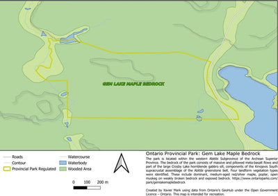 Ontario Nature Reserve: Gem Lake Maple Bedrock Preview 1