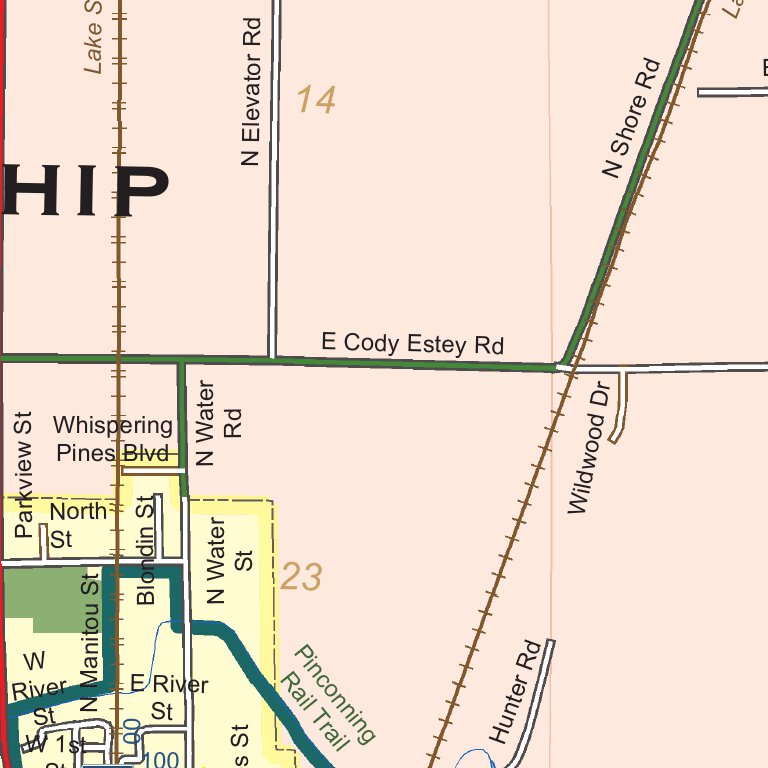 Pinconning Township, Bay County, MI Map by Donald Dale Milne | Avenza Maps