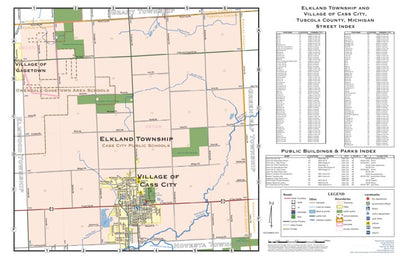 Elkland Township, and Village of Cass City, Tuscola County, Michigan Preview 1