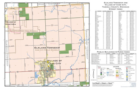 Elkland Township, and Village of Cass City, Tuscola County, Michigan Preview 1