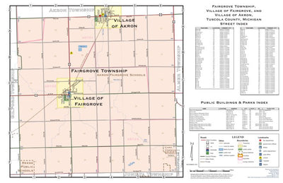 Fairgrove Township, Village of Fairgrove, and Village of Akron, Tuscola County, Michigan Preview 1