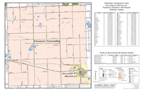 Fremont Township, and Village of Mayville, Tuscola County, Michigan Preview 1