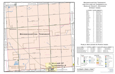 Bridgehampton Township, and Village of Carsonville, Sanilac County, Michigan Preview 1