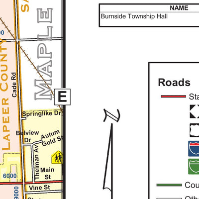 Burnside Township, Lapeer County, MI (north ½) Preview 3