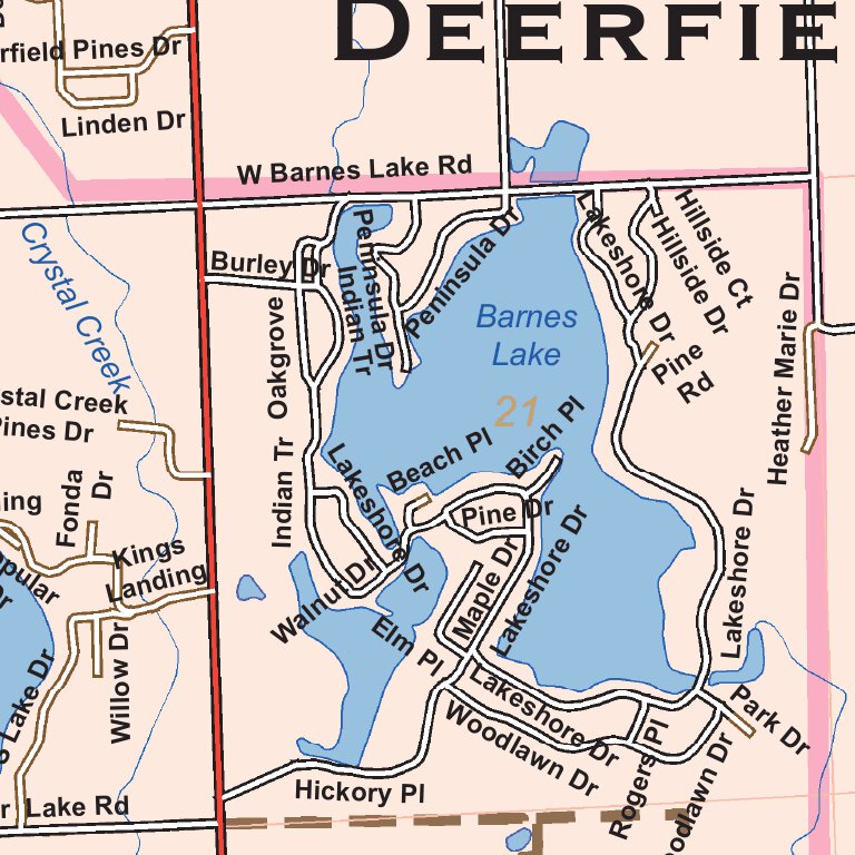 Deerfield Township, Lapeer County, MI Map by Donald Dale Milne | Avenza ...