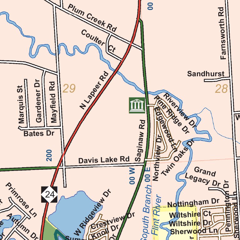 Mayfield Postcode Map Mayfield Township, Lapeer County, MI Map by Donald Dale Milne | Avenza Maps