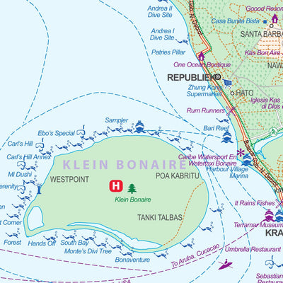 Bonaire, Caribbean 1:80,000 - ITMB Preview 2
