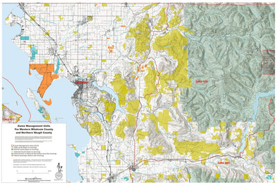 Game Management Units (GMUs), Western Whatcom and North Skagit Counties Preview 1