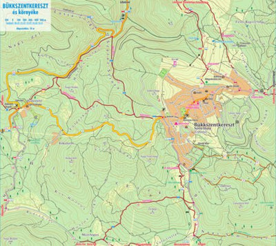 Bükkszentkereszt turista-biciklis térkép, tourist, biking map Preview 1