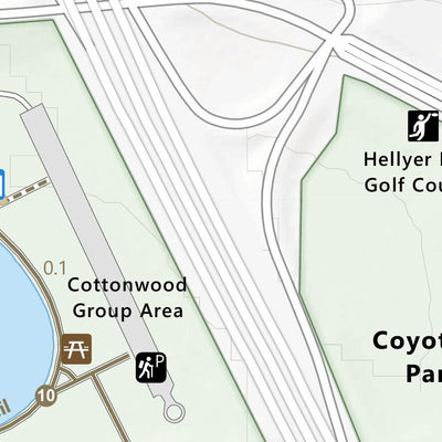 Hellyer County Park Guide Map Preview 3