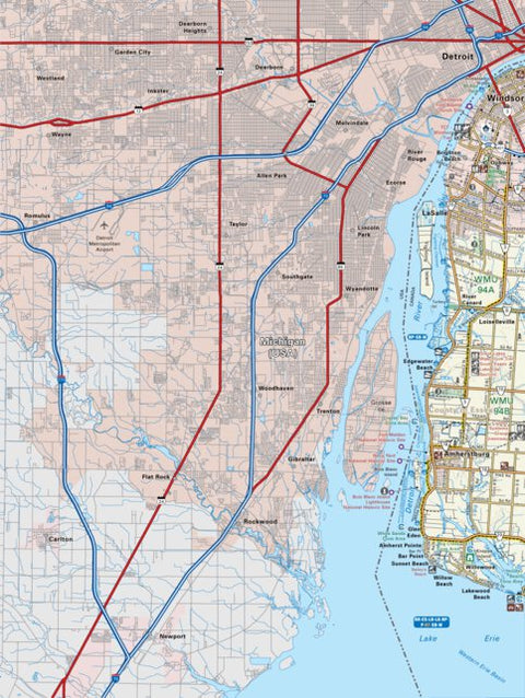 SOON01 Detroit River – Southern Ontario Topo Preview 1