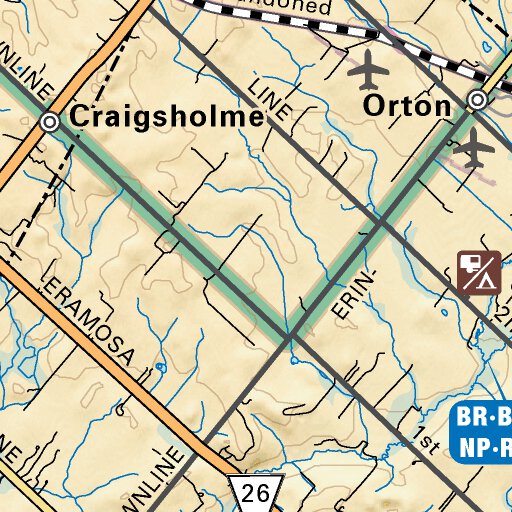SOON44 Orangeville - Southern Ontario Topo Map by Backroad Mapbooks ...