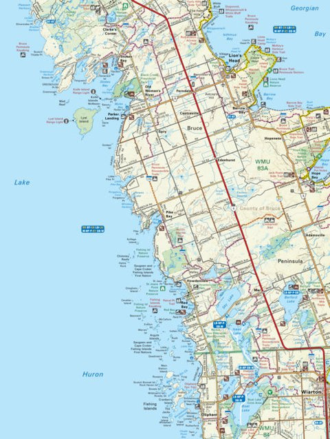 SOON61 Lion's Head - Southern Ontario Topo Preview 1