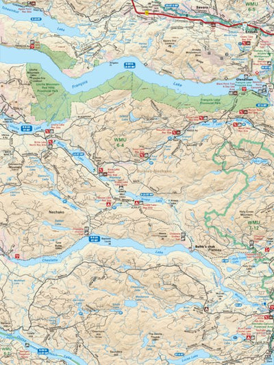 NOBC08 Francois Lake - Northern BC Topo Preview 1