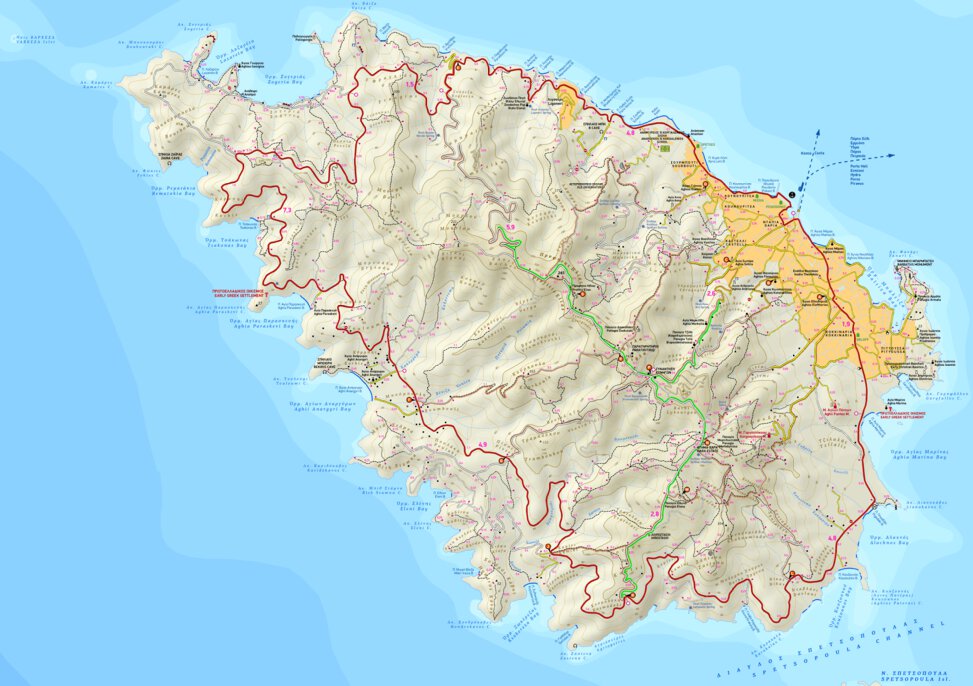 Spetses, Greece Map by Terrain Editions | Avenza Maps