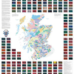 Collins Tartans Map of Scotland Preview 1