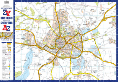 A-Z Chichester Street Map Preview 1