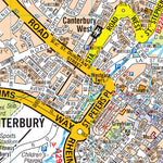 A-Z Canterbury Street Map Preview 2