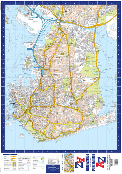 A-Z Portsmouth Street Map Preview 1
