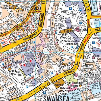A-Z Swansea Street Map Preview 3