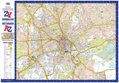 A-Z Nottingham Street Map Preview 1