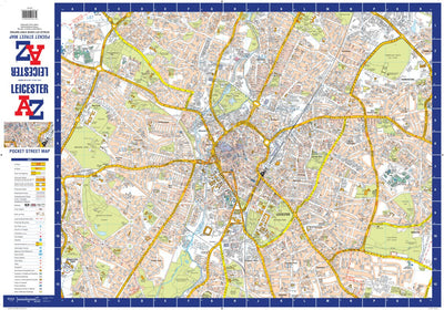 A-Z Leicester Street Map Preview 1