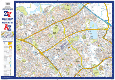A-Z Milton Keynes Street Map Preview 1