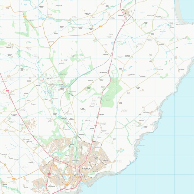 Angus (NO64) Map by UK Topographic Maps | Avenza Maps