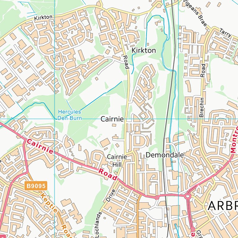 Angus (NO64) Map by UK Topographic Maps | Avenza Maps